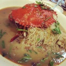 #crab# beehoon#yummy