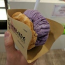 Taro Ice Cream Puff