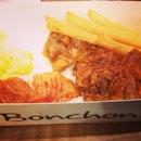 Not quite good as they said.😪 #lunch #bonchon #chicken #fries #kimchi #instafood #foodie #foodgasm #instadaily #instafamous