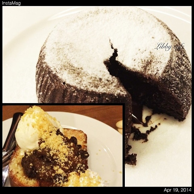 #applecrumble #lavacake #dessert