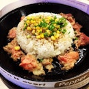 beef pepper rice @ pepper lunch, robinsons magnolia