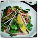 Smoked marlin #salad #cebu #dinner