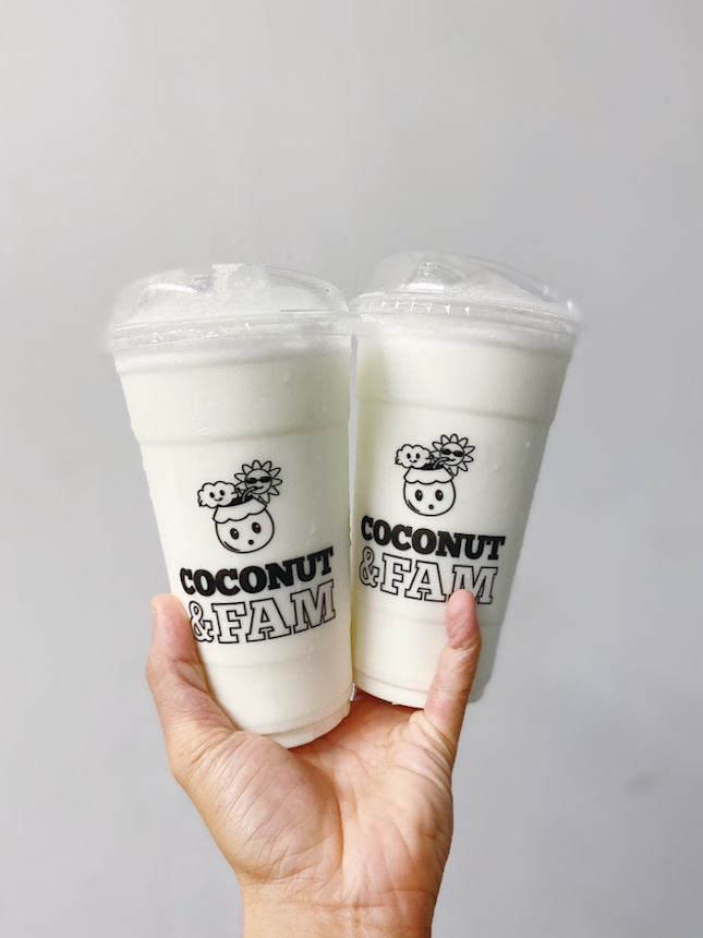Large coconut shake ($5).