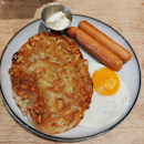 Rosti with Cheesy Sausage