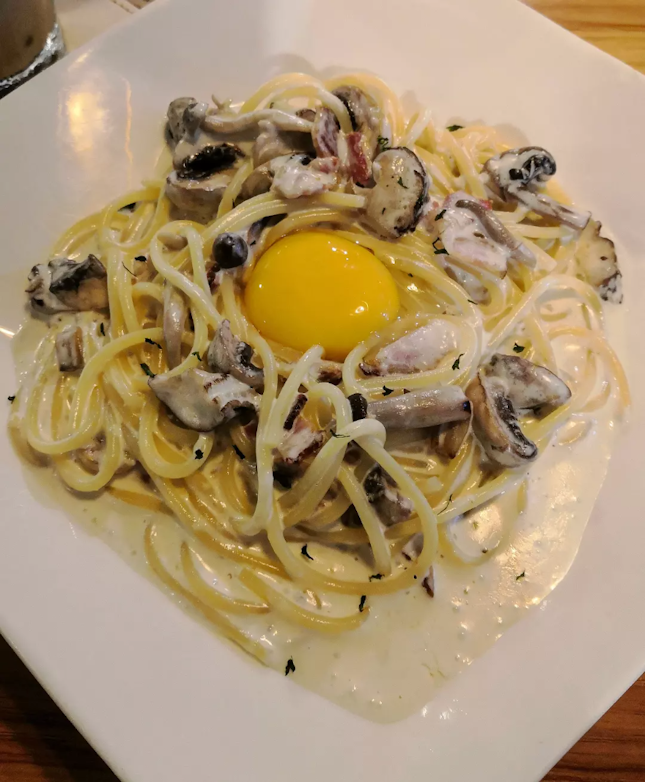 Carbonara Spaghetti($13.50)