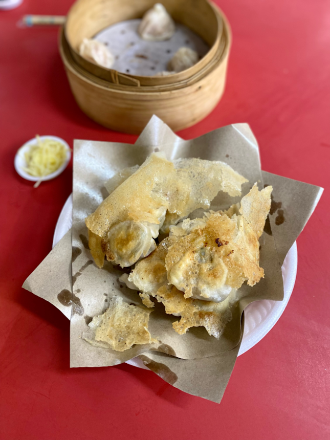 Pan Fried Dumplings ($6.50 for 10 pieces)