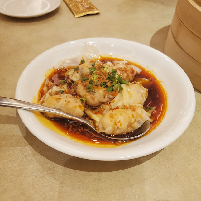 Prawn & Pork Dumpling in Hot Chilli Vinaigrette