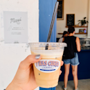 Iced cereal milk latte