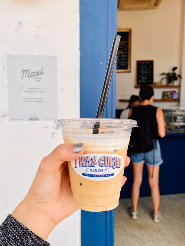 Iced cereal milk latte