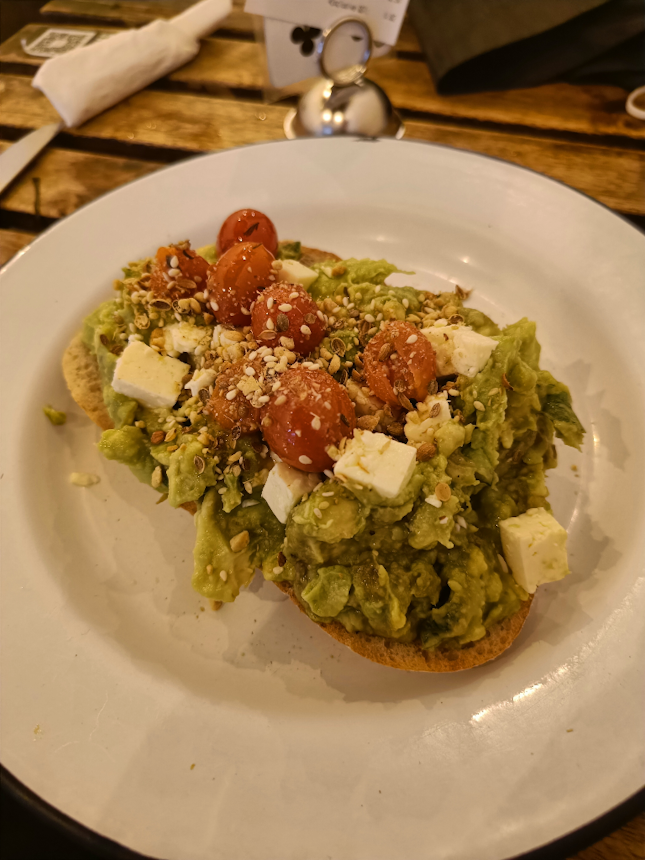 Avocado was bland, otherwise good