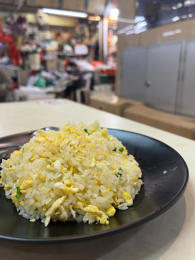 Awesome restaurant egg fried Rice at hawker price