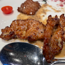 Pork Chop with Black Truffle Sesame Sauce