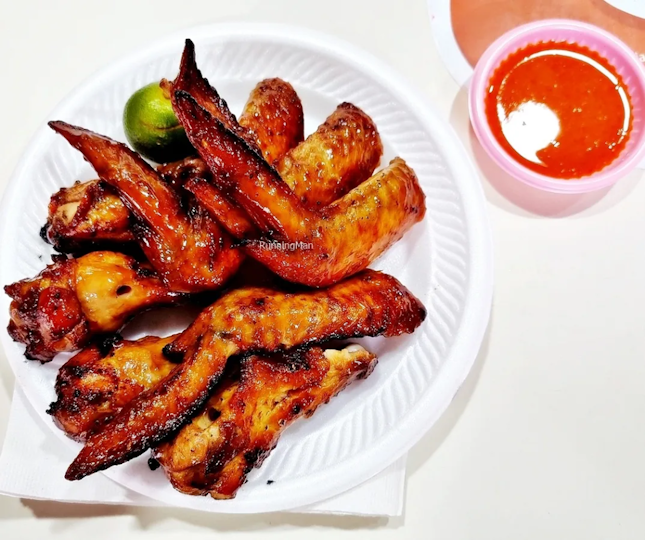 Chicken Wings (SGD $1.30 per piece) @ Chong Pang Huat Chicken Wings.