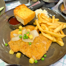 1980’s Hainanese Chicken Cutlet coated with Potato Chips Crumbs