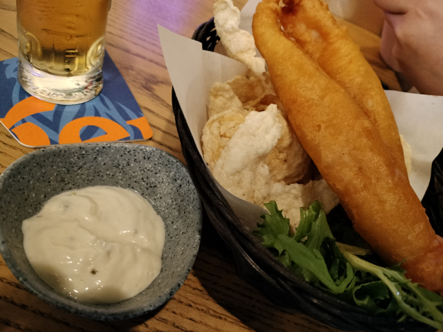 Fish and chips @ approx $18