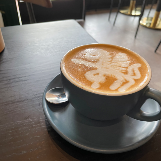 Unicorn on latte