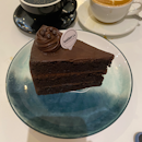 Chocolate cake & coffee