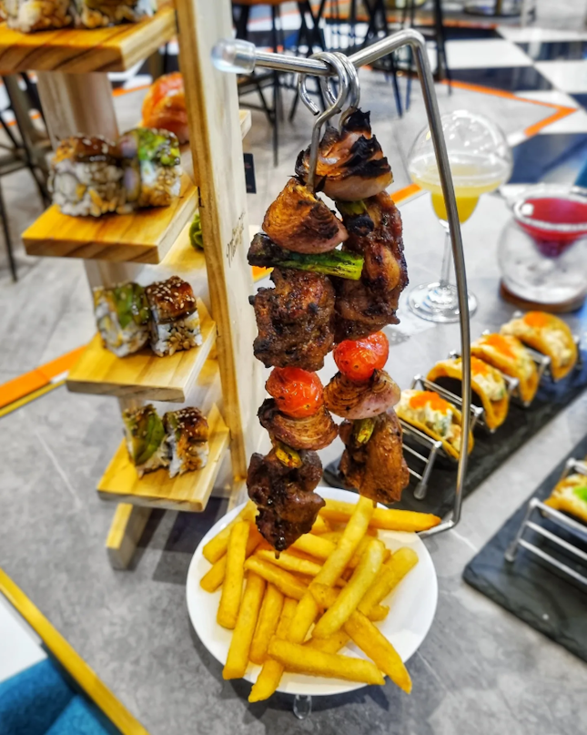 Chicken & Fish Kebab