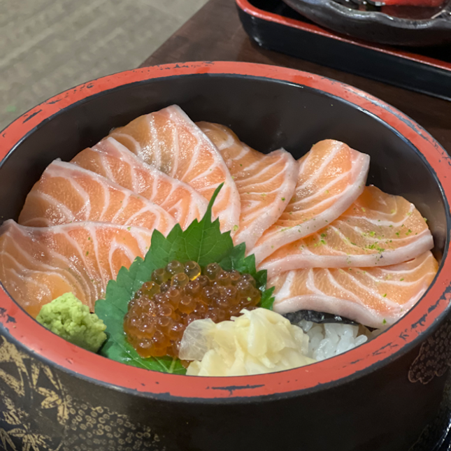 Salmon Don with Ikura Hokkaidon Set ($28)