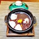 Zenzai Oshiruko / Red Bean Soup With Rice Cake (SGD $12) @ Ishinomaki Grill & Sake.