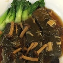 Braised Homemade Beancurd with Bamboo Charcoal Powder