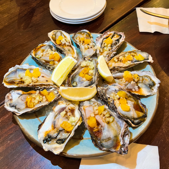 Dozen Oysters ($36++)