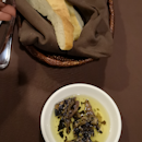 Focaccia and balsamic aubergine olive oil(complimentary)