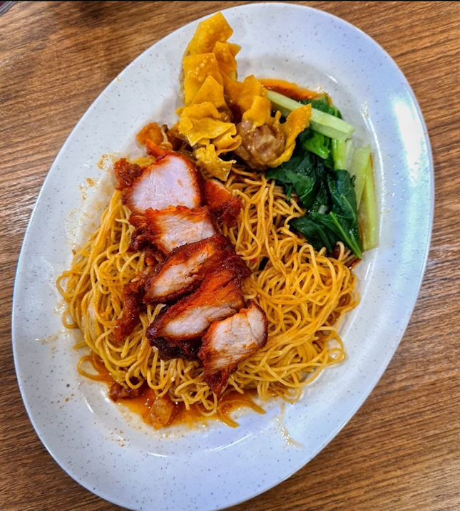 Wanton Noodle Set ($5.00) @ Jiu Fu Food Court 