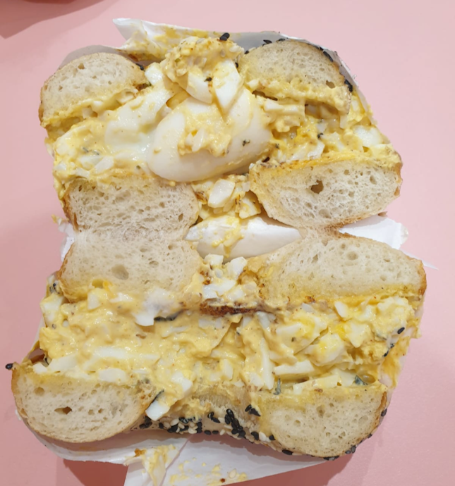 Eggsplode Bagel ($13)
