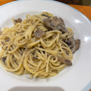 Truffle mushroom pasta