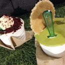 #greentea #matcha #kitkat #redvelvet #n2gelato #icecream #takeninbynovelty #dessert #latenighthunting