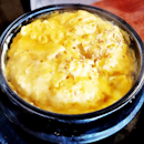 Ttukbaegi Gyeran / Jjim Steamed Egg In Pot (SGD $Complimentary) @ Guiga Korean BBQ Restaurant.
