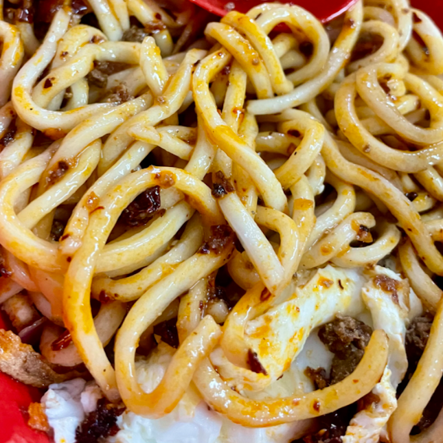 Authentic chilli pan mee