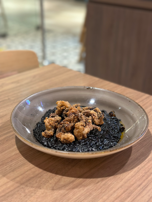 Squid Ink Risotto ($24++)