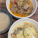 fling's noodles and beef tomyum pasta and mushroom soup
