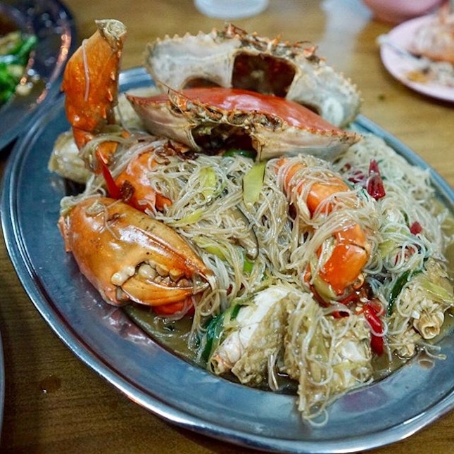 Physically in Bali but still thinking about this wonderful crab beehoon at Sin Huat