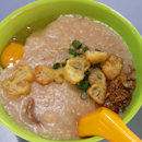 Pork innard porridge 3.5nett add egg +0.5 (Hong ji porridge)