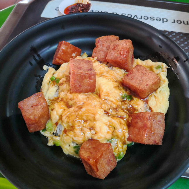 Luncheon Meat Scrambled Egg Rice ($5)