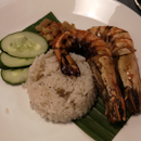 Tiger prawn twice steamed nasi lemak  (BBQ mai Tu Liao 99nett)