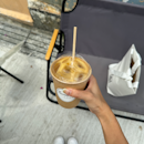 yuzu mango latte ($7)