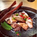 Grilled Chicken On Hot Stone