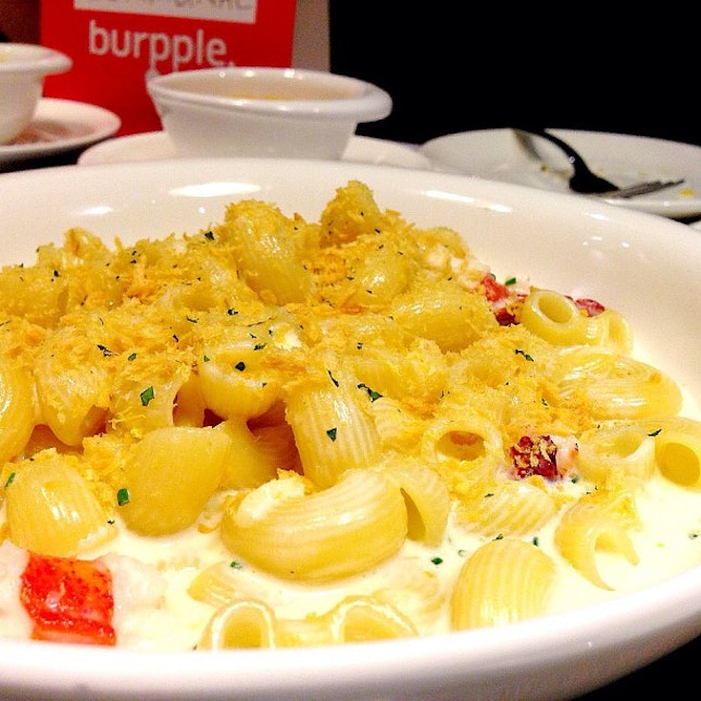Boston Lobster Mac and Cheese.