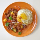 Sweet & Sour Pork Rice w/ Egg $6.2