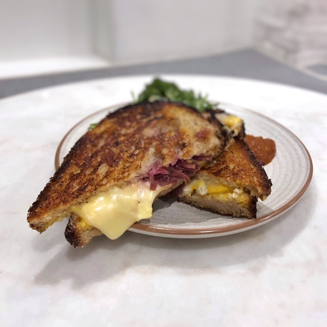 Grilled 3 Cheese Sandwich $12