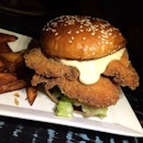 New Menu @ Junk Café: Chicken Schnitzel Burger
