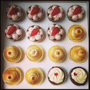 Assorted cupcake box ( part 1 ) for a wedding door gift tasting / selection session :3  #cupcake #cupcakes #strawberry #lemon #lemonmeringue #redvelvet #sg #sgig #sweet #igsg #singapore #madeinsingapore #appetitbakes #cupcakestagram #cake #sgfood #sgfoodie #sgfoodies #dessert #yum #instafood #meringue
