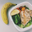 Proteintassium 
#lunch #table #food #vsco #vscocam #healthy #eatclean #fitness #banana #nomnom #nutritional