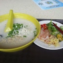 Raw Fish Slices & Porridge