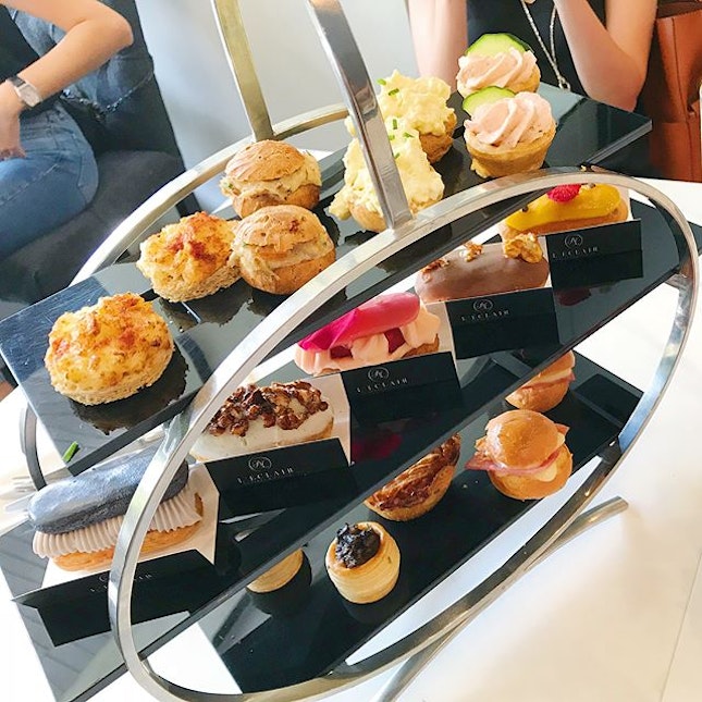 [SG SHOPPING CENTRE] Throwback to high tea with my girls at @leclairpatisserie when @eelayne was back.