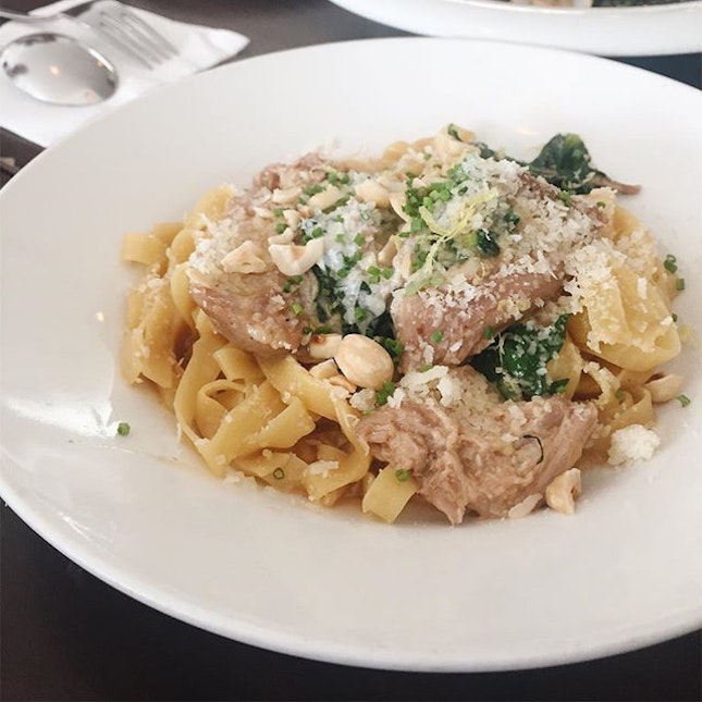 I can see why this Duck Confit Tagliatelle ($22) is one of the most popular items at @southunionpark!